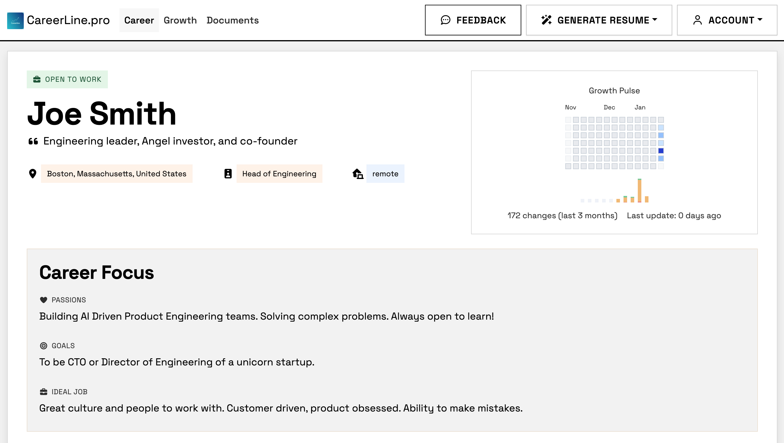 Start by importing your resume
